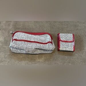 Makeup bag and lipstick case